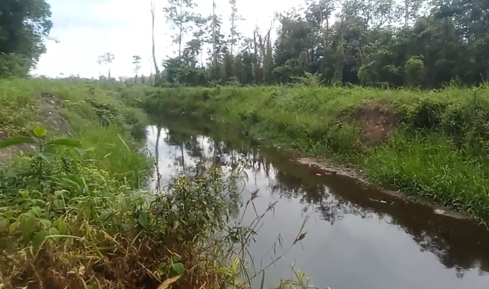 Kanalisasi PUPR di Lebung Itam OKI Ubah Bentang Alam